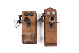 Lot Two Antique Wall Phones
