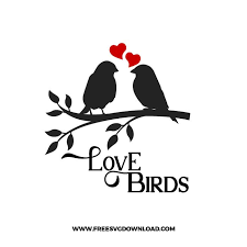 love birds svg png free valentine cut