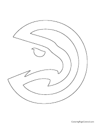 Logo on the white background,.png atlanta hawks wallpaper with logo on it, widescreen 1920×1200, 16×10 Nba Atlanta Hawks Logo Coloring Page Coloring Page Central