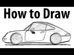 how to draw a porsche 911 993