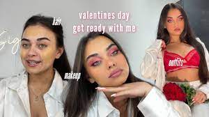 valentines day get ready with me hair