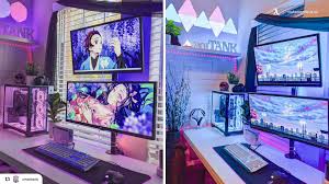 The designer's minimalist desk setup. Elevate Your Gaming Experience Best L Shaped Desk Gaming Setup Ideas