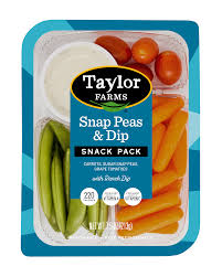 snap peas dip snack pack taylor farms