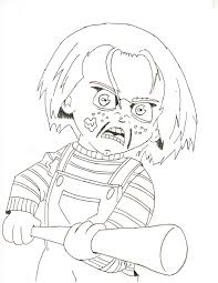 Chucky coloring pages 35 chucky coloring pages for printing and coloring. Seed Of Chucky Tiffany Coloring Pages
