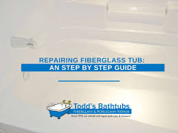 repairing fibergl tub an step by
