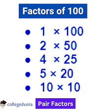 factors of 100 factor group prime