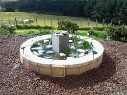 Patio water fountain garden water fountains diy fountain outdoor fountains water gardens small gardens homemade water fountains rock fountain an old galvanized tub transformed into a beautiful outdoor solar fountain with pond and water plants in 1 hour using a solar pump! Upcycling An Old Spa Into A Fishpond Fountain Hometalk