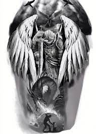 Angel custodio tatuaje