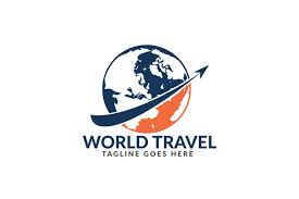 world travel logo design travel agency
