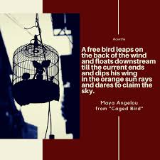 the poem caged bird by maya angelou