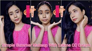 daily makeup with lakme cc cream