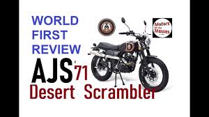 ajs 71 desert scrambler world s first