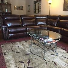 lattimore 5 pc leather sectional