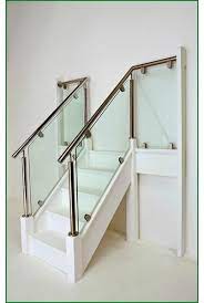 Stainless Steel Glass Panel Stairs