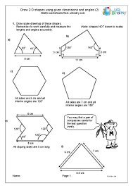 Basic geometrical ideas exercise 4.6 class 6 maths questions with solutions to help you to revise complete syllabus and score more marks. Geometry Shape Maths Worksheets For Year 6 Age 10 11 Urbrainy Com