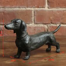 Dachshund Statue Resin Crafts Dog
