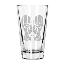 Division Bell Laser Etched Pint Glass