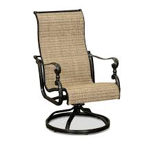 sling back swivel rocker patio chairs