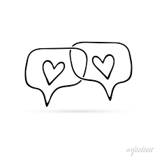 Doodle Icon With Heart Kids Hand