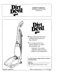 dirt devil easy steamer owner s manual