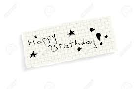 happy birthday hand writing text on a piece of math paper isolated happy birthday hand writing text on a piece of math paper isolated on a white