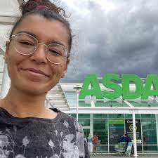 i went to asda to try doing my makeup