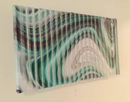 Fused Glass Venetian Blind Wall Art