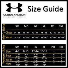 under armour size chart uk clearance