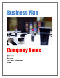 cosmetics brand company business plan