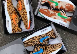 Eleven years after the original release, thes. Atmos Nike Air Max 1 Animal Pack 3 0 Release Date Sneakernews Com
