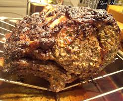 How many ingredients should the recipe require? South Your Mouth Herb Crusted Standing Rib Roast With Red Wine Au Jus And Horseradish Cream Sauce