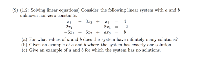1 2 Solving Linear Equations