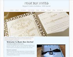 Music Box Invites Winter Park Wedding Invitations