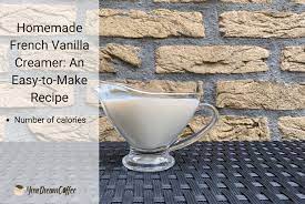 homemade french vanilla creamer an