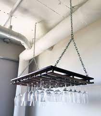 9 hanging wine glass rack ideas wine