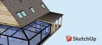 maison en 3d sous sketchup