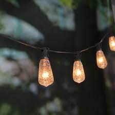 China String Lights Outdoor Patio