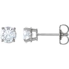 clic diamond stud earrings 1 40ct