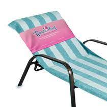 beach chair towel holder