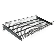 Black Wire Shelving 370mm
