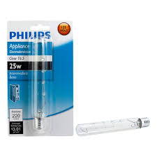 Philips 25 Watt T6 5 Appliance Incandescent Light Bulb 416289 The Home Depot