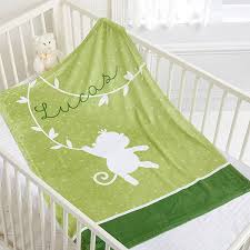 baby zoo animals personalized baby blankets