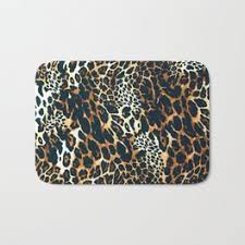 leopard bath mats to match any bathroom