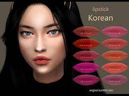 the sims resource lipstick korean
