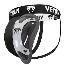 Venum Competitor Groin Guard Support Silver Series