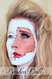broken doll makeup tutorial and some