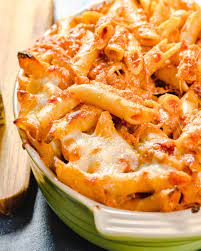 meatless baked ziti with ricotta and