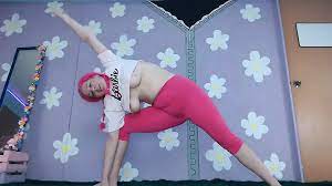 Cute Latina Milf Yoga Workout Flashing Big Boobs Nip slip See through  Leggings | xHamster
