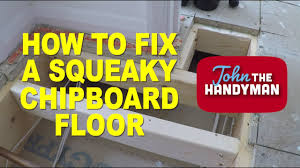 how to fix a squeaky floor a