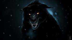 Black wolf, Wolf wallpaper, Shadow wolf
